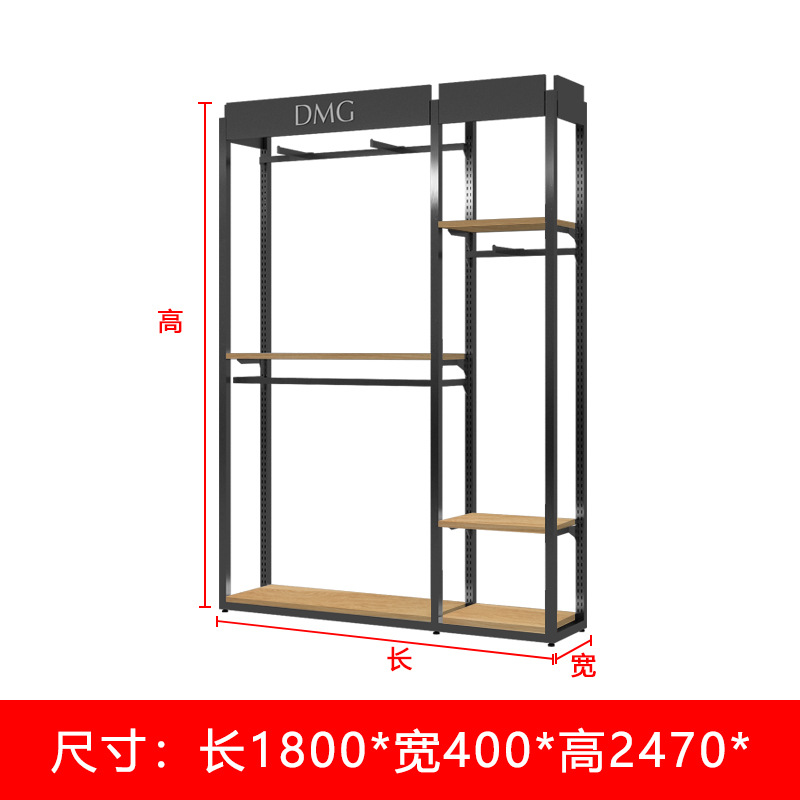 Expositor de ropa para tienda, perchero colgante, expositor de ropa de pie para centro comercial, estante para ropa de hombre, vitrina moderna.