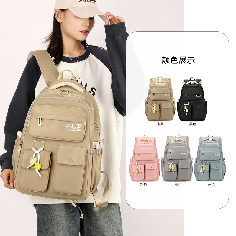 Mochila escolar estilo ins femenino versión coreana del campus de Harajuku escuela secundaria escuela secundaria mochila de gran capacidad nueva moda mochila