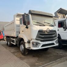 出口全新重汽豪沃后八轮自卸车HOWO豪瀚现车371马力6X4翻斗自卸车