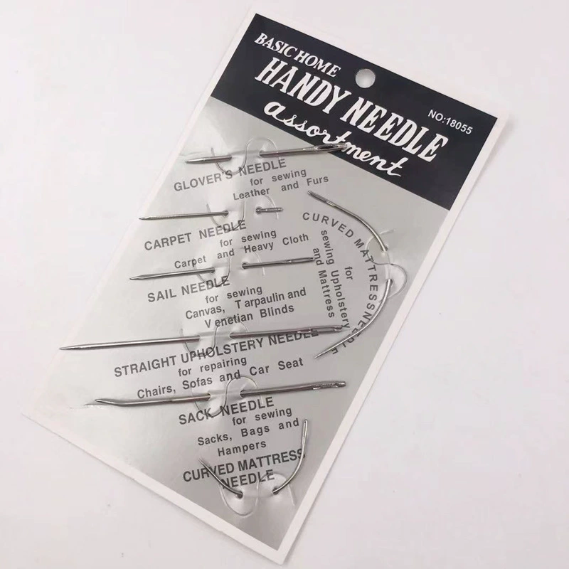 Многофункциональная игла с большим ушком Специальная игла Кожаная игла для шитья игла специальной формы для ручного шитья изогнутая игла для мешков треугольная игла
