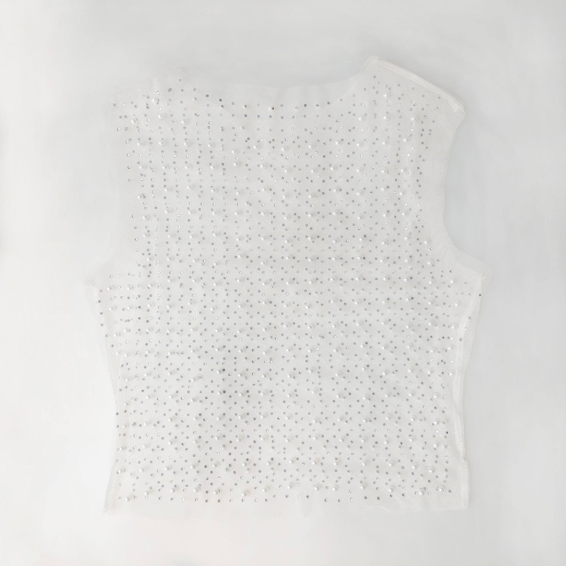 Solid Color Pattern Wholesale Women'S Sexy Solid Color Pearl Tank Tops