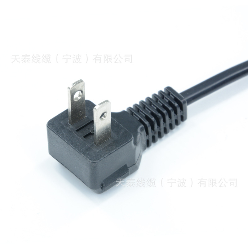 厂家供应两芯日标弯头两插 两芯日本电源线家用电器