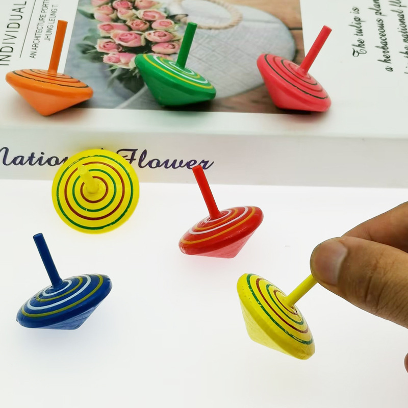 Wooden Spinning Top Image 2