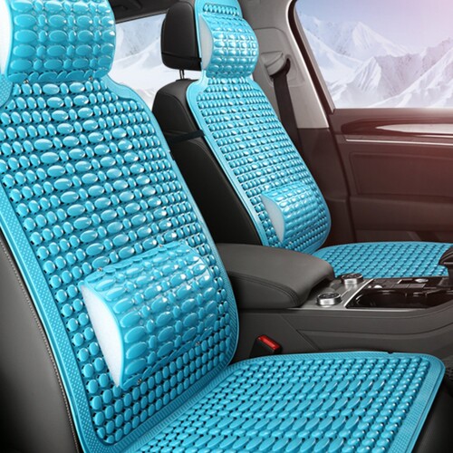 Car waist support four seasons cushion summer breathable truck driver seat waist pillow office backrest plastic