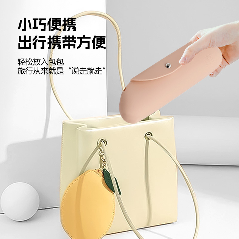 スポットシリコンビューティー収納バッグ、コンパクトで大容量のビューティー収納アーティファクト、柔らかいシリコン、変形しない磁気バックル開閉|undefined