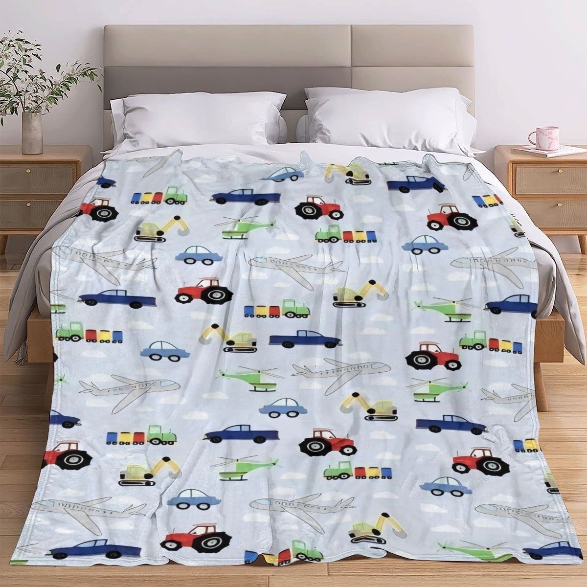 Internet Celebrity Hot-Selling Soft and Skin-Friendly Flannel Children's Blanket, Office Nap Blanket, Luxury Cover Blanket, Leg-Warming Blanket