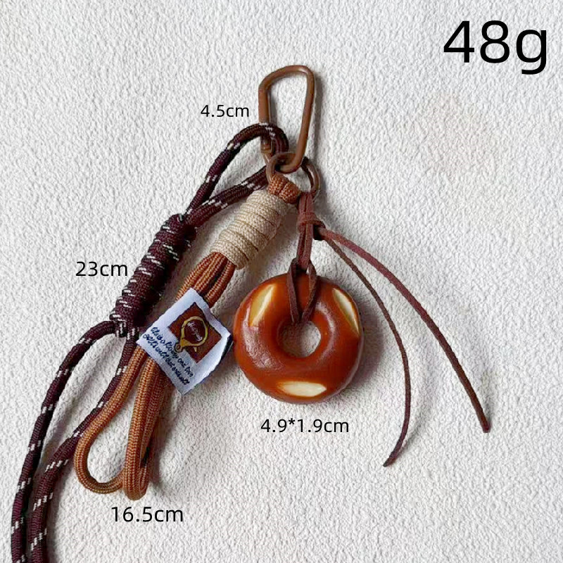 Llavero Colgante para Bolso con Diseño de Comida Realista de PVC