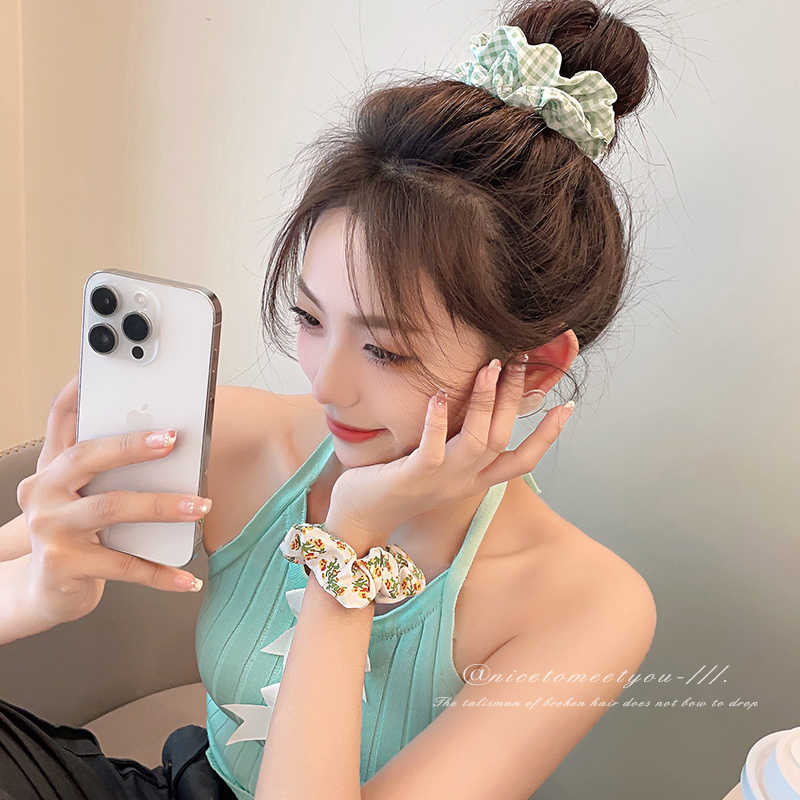 Cuerda de pelo de intestino de cerdo para mujer verano 2025 nueva cuerda para la cabeza de alta calidad