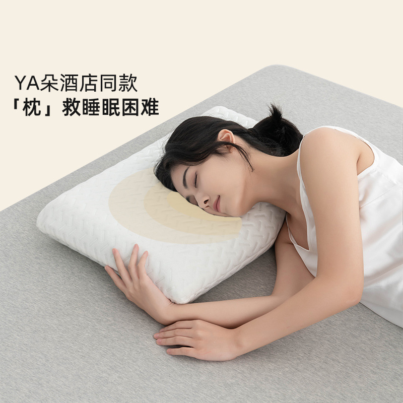 Homestay high quality Same Neck Protection Memory Pillow Slow Rebound Cervical Spine Pillow Memory Cotton Pillow Core Hotel Five-star Pillow