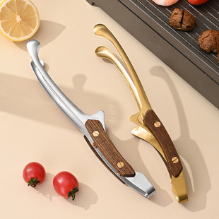 304 Stainless Steel Barbecue Tongs Barbecue Tongs Food Tongs Rosewood Public Tongs Japanese Barbecue Shop Wholesale Food Tongs
