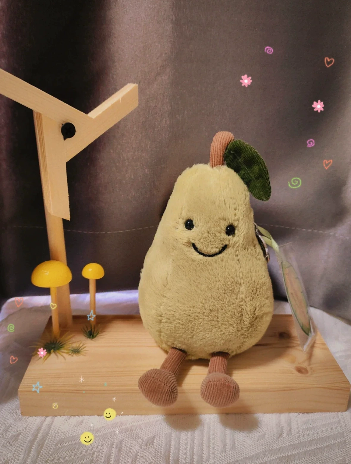 Cotton pendant, tennis rabbit