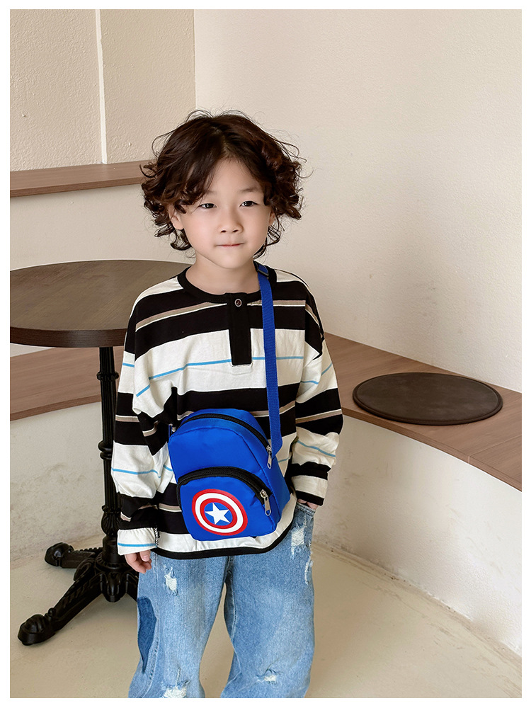 2023 Children's Casual crossbody Bag, New cartoon small crossbody bag for primary school students, portable mobile phone coin purse for boys' Outing undefined