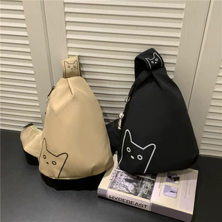 简约运动高级感小众轻便单肩骑行挎包多功能大容量斜挎胸包