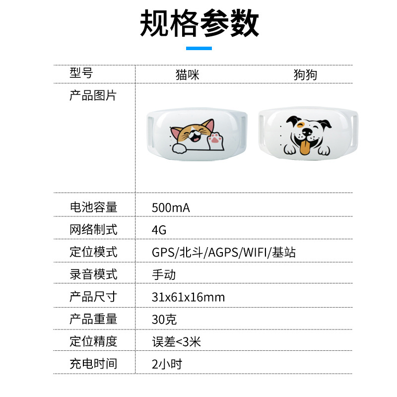 4g Gps Locator Pet Collar Dog Cat Animal Waterproof Anti-Lost Anti-Theft Tracker Electronic Fence Alarm