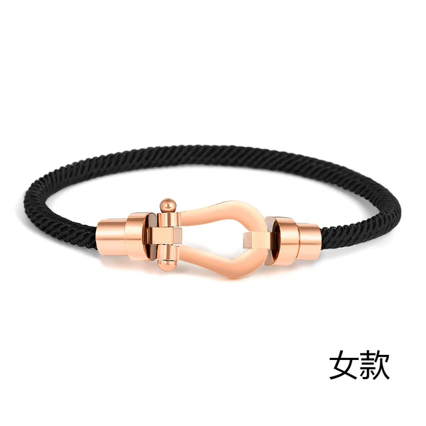 Black rope (rose headless) women's model