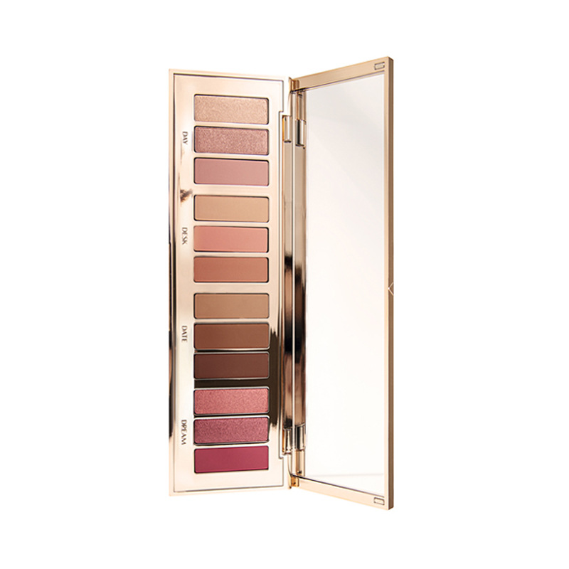 翠黛工厂  12色眼影盘外贸高光修容粉多色眼影盘加工定制贴牌oem