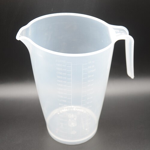 1L plastic graduated cylinder, 1.5L transparent scale cup, size measuring cup 2L kitchen baking measuring tools set