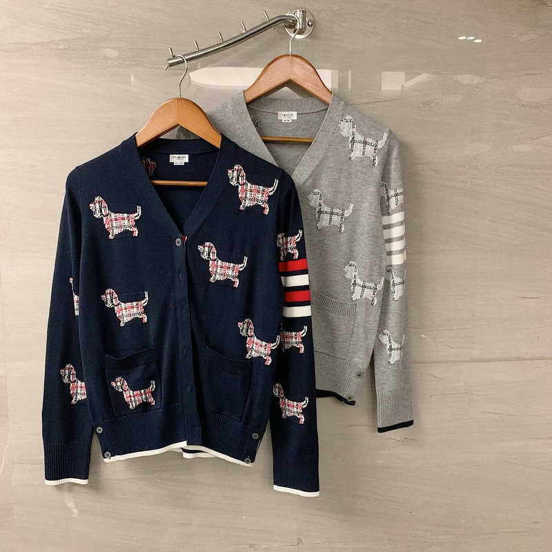 9376 полный цветной собачий кардиган тонкий короткий удобный весенний досуг дикий, тонкий, элегантный и стройный, универсальный
