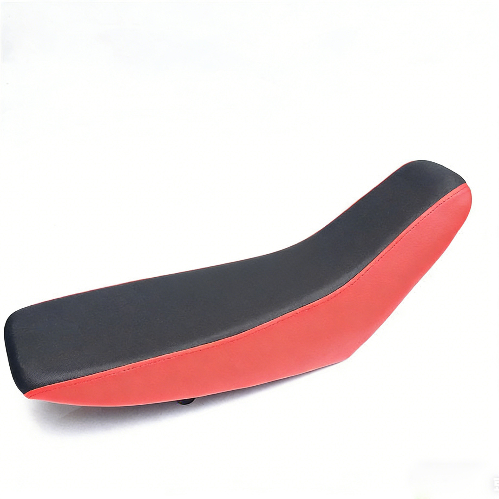 Cqr Off-Road Motorcycle Universal Seat Cushion Original Seat Cushion Full Leather Waterproof Seat Cover Thickened Red Seat Pad