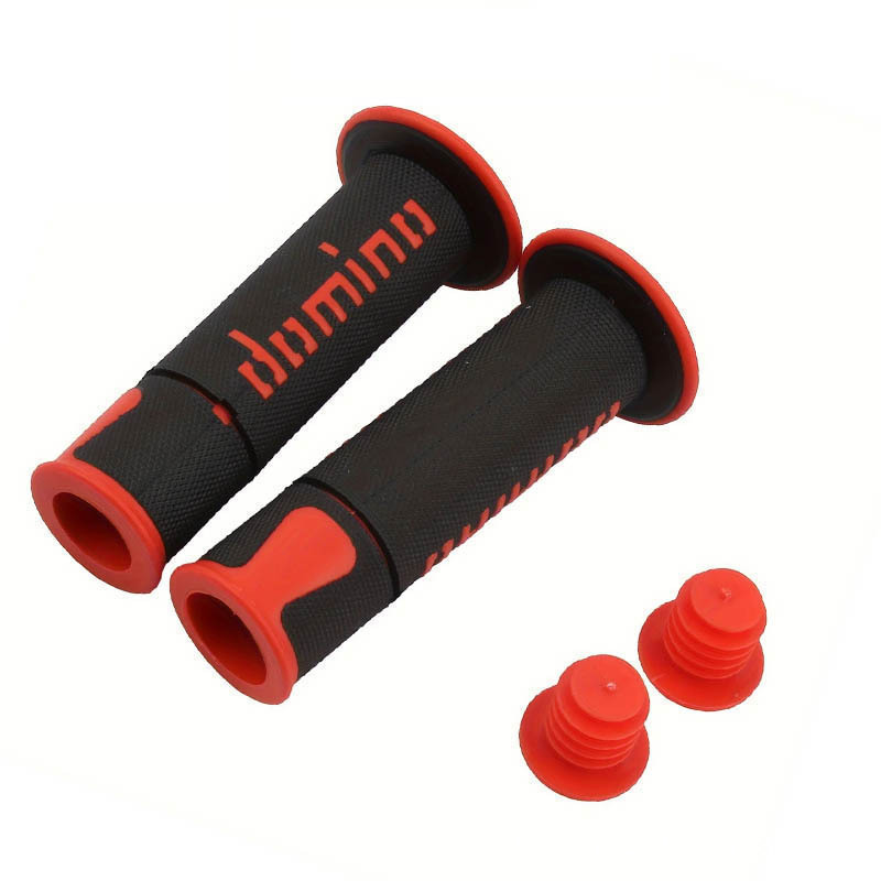 Motorcycle Universal Accessories Modified Domino Handlebar Grips Off-Road Vehicle Anti-Slip Handlebar Covers Direct Sales from the Manufacturer Cross-Border