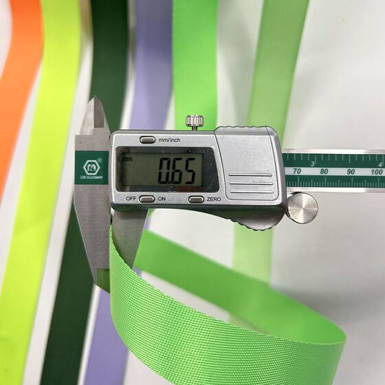 Imitation nylon dense pattern color woven bags clothing accessories woven belt portable polyester ribbon factory in stock wholesale