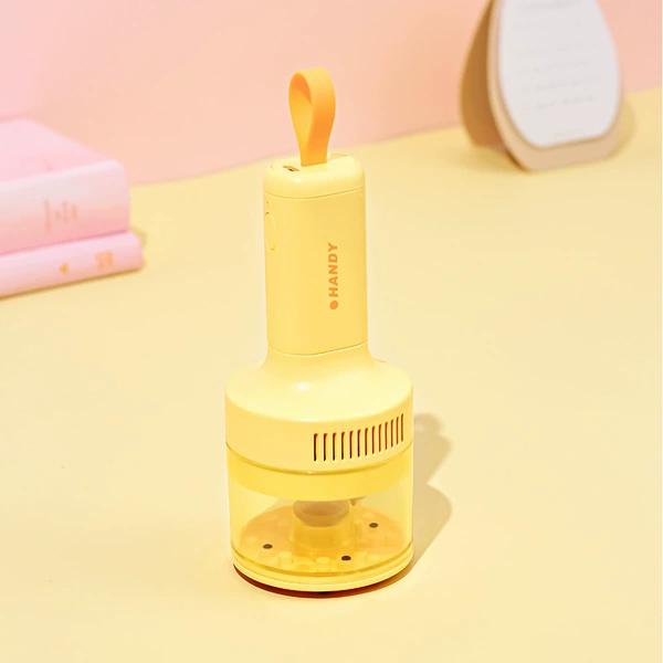 Yellow vacuum cleaner