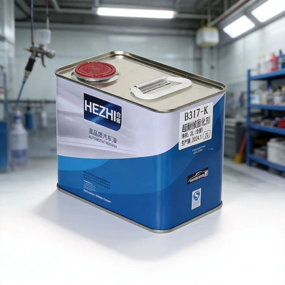 Automotive Spray Paint Hezhi B317K Clear Coat Hardener Car Paint Scratch Repair Two-Component Varnish Hardener Wholesale