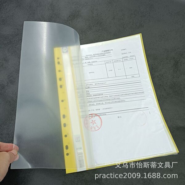Custom plastic PP material with 11 -hole folder PP folder PP…