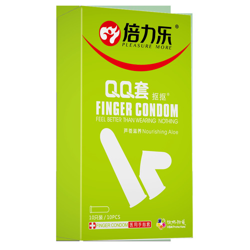 Beilile QQ set 10 pieces foreplay buckle pull set finger set aloe vera mint nourishing adult sex toy