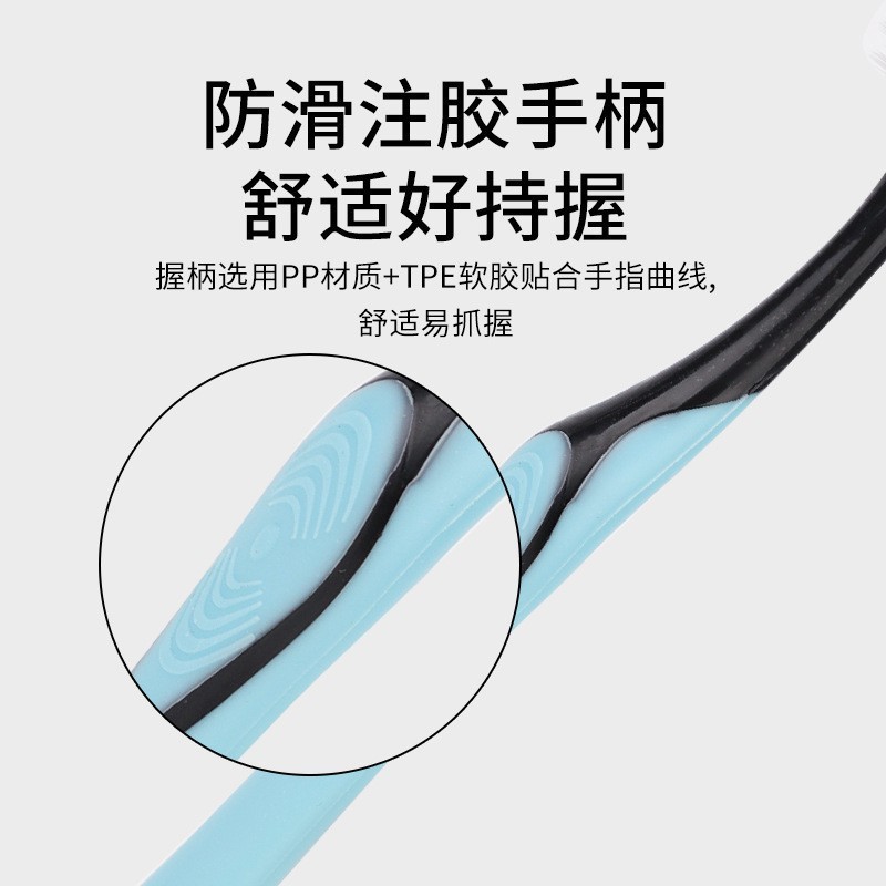 Shuchen 2397 竹炭歯ブラシ大人の家庭用卸売歯茎クリーニング滑り止めハンドル大型ブラシヘッド手頃な価格の送料無料|undefined