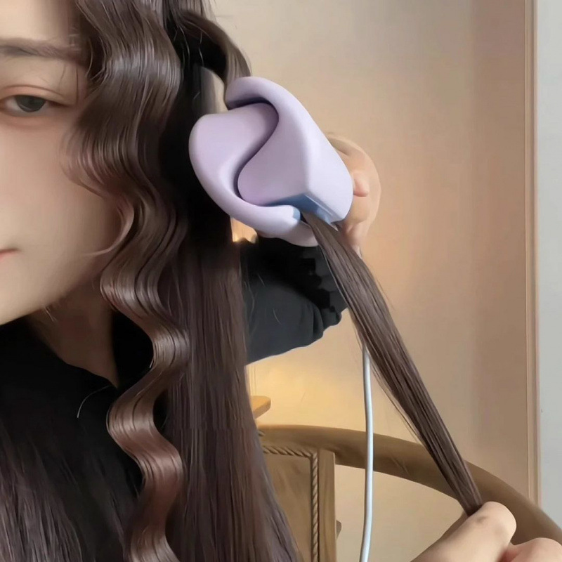 Deep U Egg Roll Hair Curling Iron mm Egg Roll Water Ripple Wool Curl Long-Lasting Styling Does Not Damage Hair Splint Free Shipping