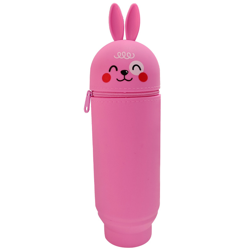 Estuche de lápices de silicona con diseño de panda