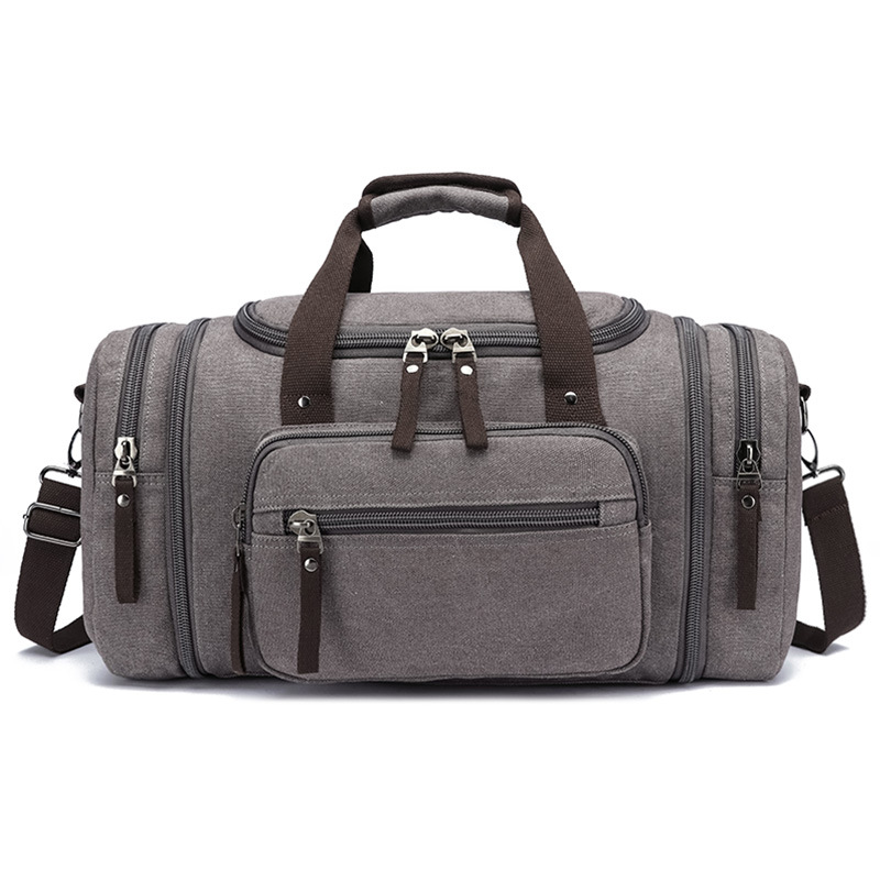 Estilo coreano transfronterizo de gran capacidad de equipaje bolsa de viaje casual de moda al aire libre crossbody portátil bolsa de viaje de lona