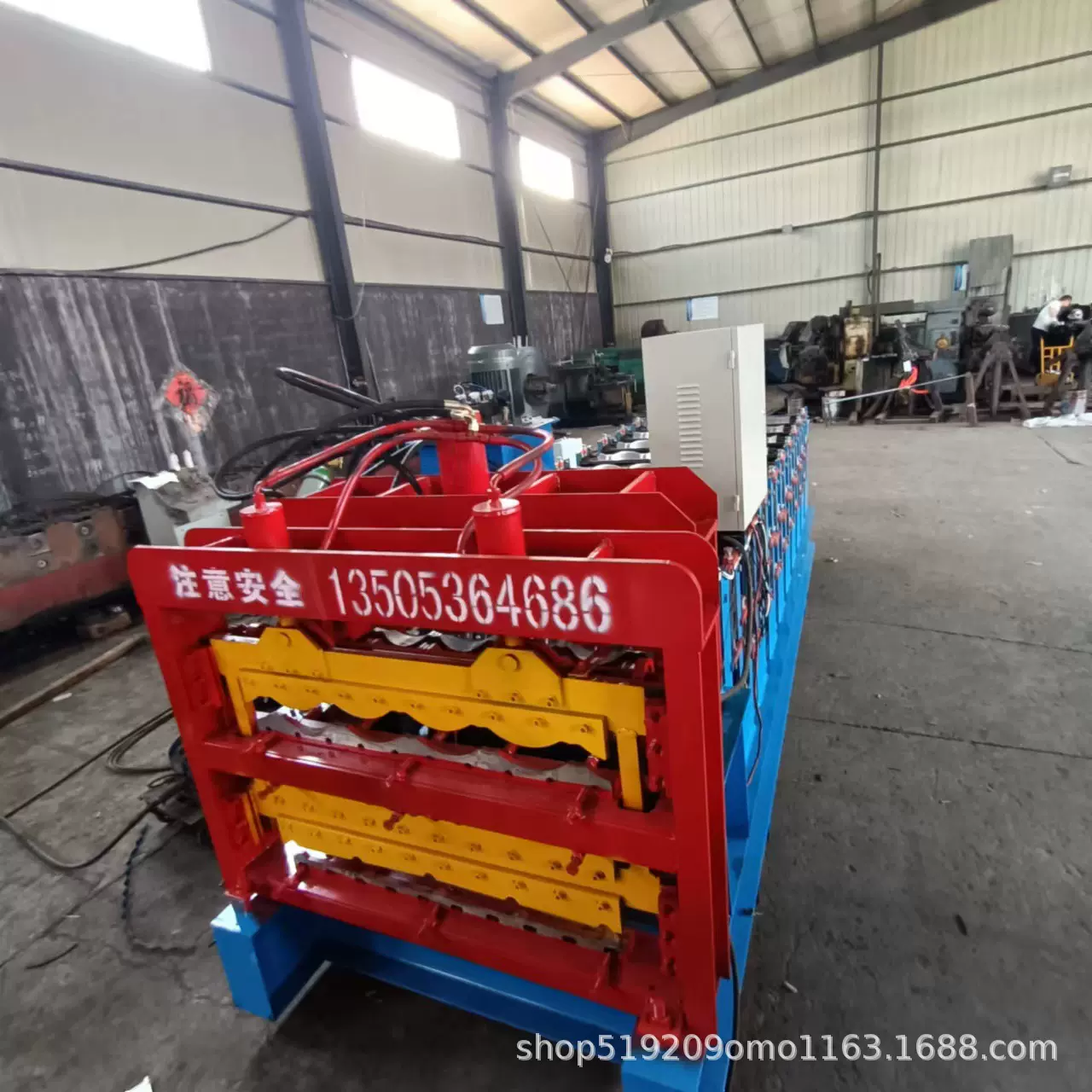 双层压瓦机彩钢瓦机械设备双层压瓦机全自动生产设备冷弯成型机