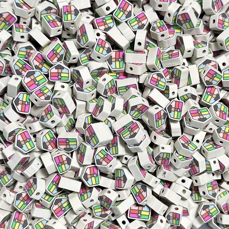 Soft Clay 10mm Special-Shaped Polymer Clay Beads Loose Beads DIY Jewelry Mobile Phone Chain Keychain Making Accessories Materials