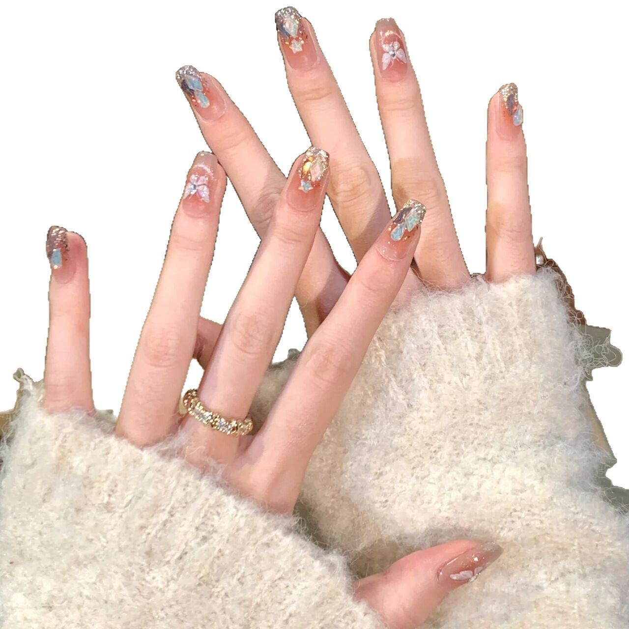2025 Advanced Sense Heavy Industry Wear Armor Tabletas acabadas Venta al por mayor Desmontable Ojo de gato Mariposa Manicura Taladro hecho a mano