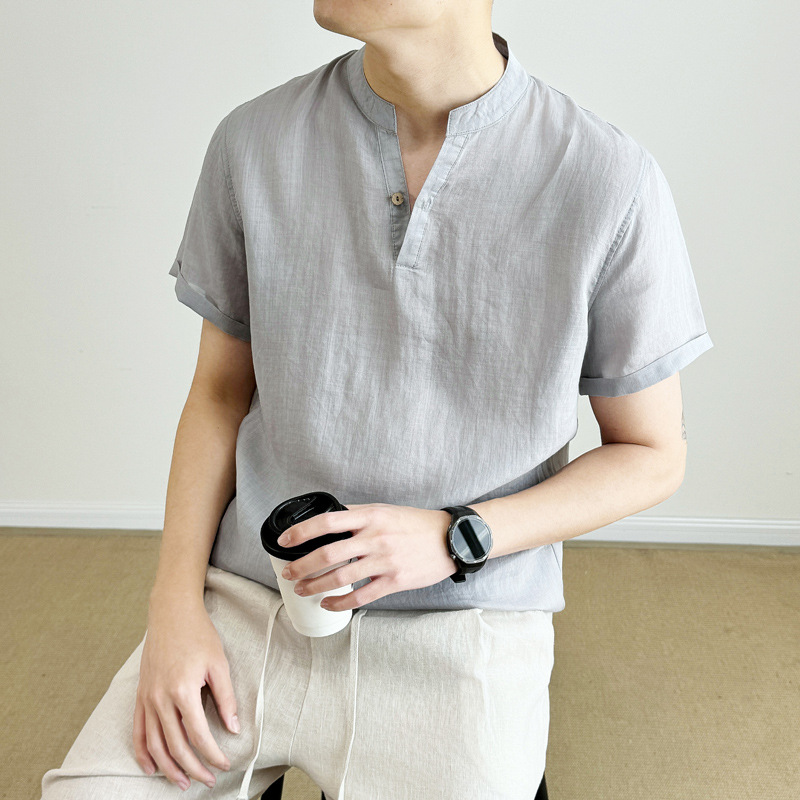 Japanese retro breathable shirt