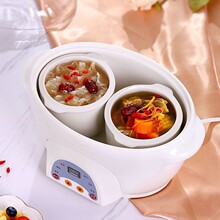 一锅三胆婴儿电粥锅BB煲宝宝辅食机陶瓷隔水炖盅汤煲其他无亚马逊