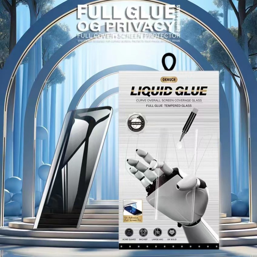 Adecuado para el teléfono móvil curvo templado película exterior embalaje UV epoxi templado película especial embalaje Shell selección de varios estilos