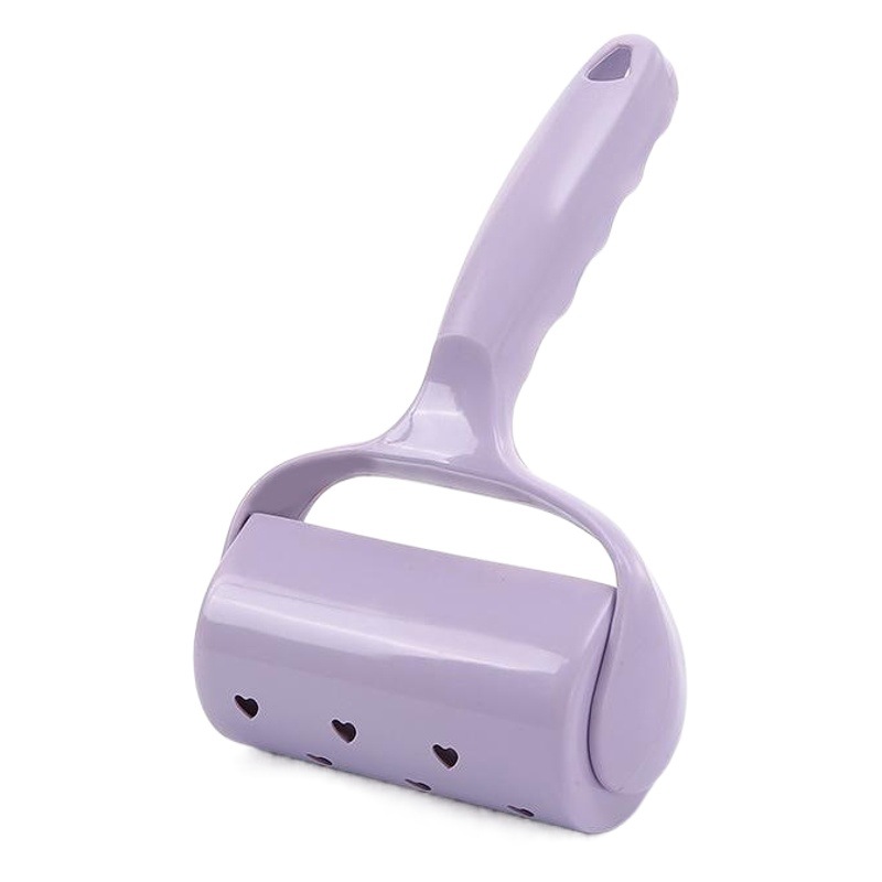 Nuevo pelo liso que se pega dispositivo ropa cepillo de depilación con tapa raspado desgarrable rollo de tubo de papel con mango 50 lágrima