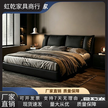 意式极简小户型皮床1.5主卧软包双人婚床储物床现代简约轻奢床