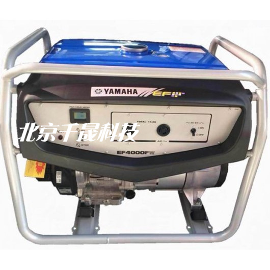 雅马哈汽油发电机 3.3KVA EF4000FW  220V 小型汽油发电机汽油发
