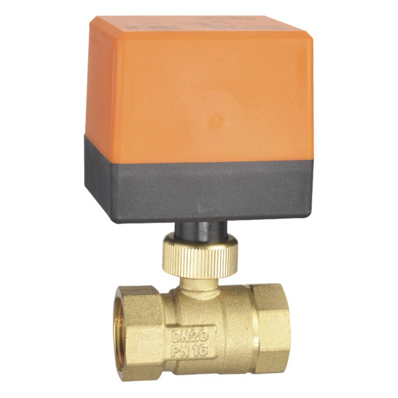 Завод оптом латунный Электрический двухходовой шаровой кран центральное кондиционирование воздуха Солнечный водонагреватель Электрический клапан вместо электромагнитного клапана