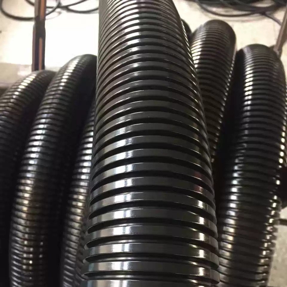 波纹管AD67.2阻燃塑料穿线蛇皮管pe80电线缆保护套法兰接头软管