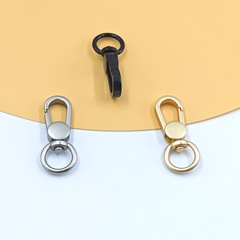 メーカー携帯電話ストラップアクセサリーバケットフックバックルバッグウェビングアクセサリー二穴望遠鏡キースプリングラウンドテール犬バックル