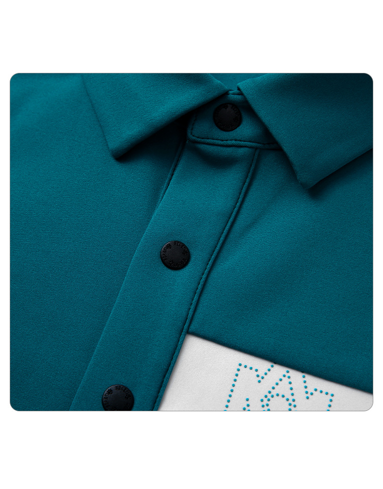 Áo polo thể thao golf Moeyes Magic Eye dài tay thu đông cho nam — M23YF016-màu xanh lam rực rỡ, M23YF016-màu trắng, M23YF016-Đen chi tiết 7