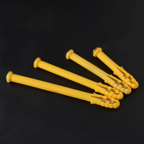 Diswei Plastic Expansion Screw Cabinet Wall Cabinet Expansion Pipe Plug M8 Extended Self-Tapping Screw Plastic Expansion Plug