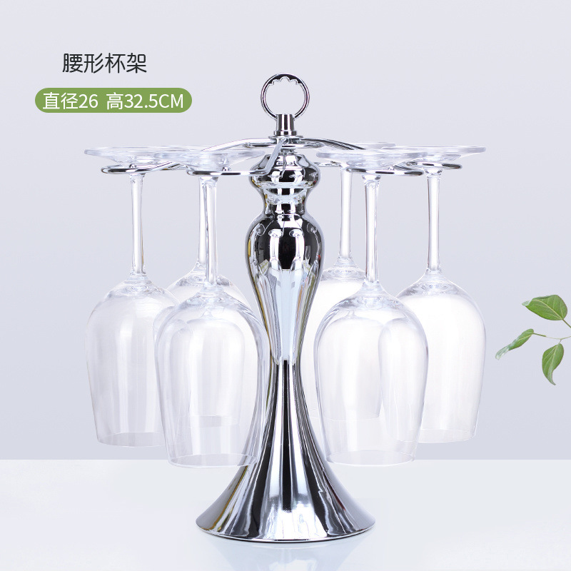 创意红酒杯架红架倒挂家用高脚杯红酒摆件酒架|undefined