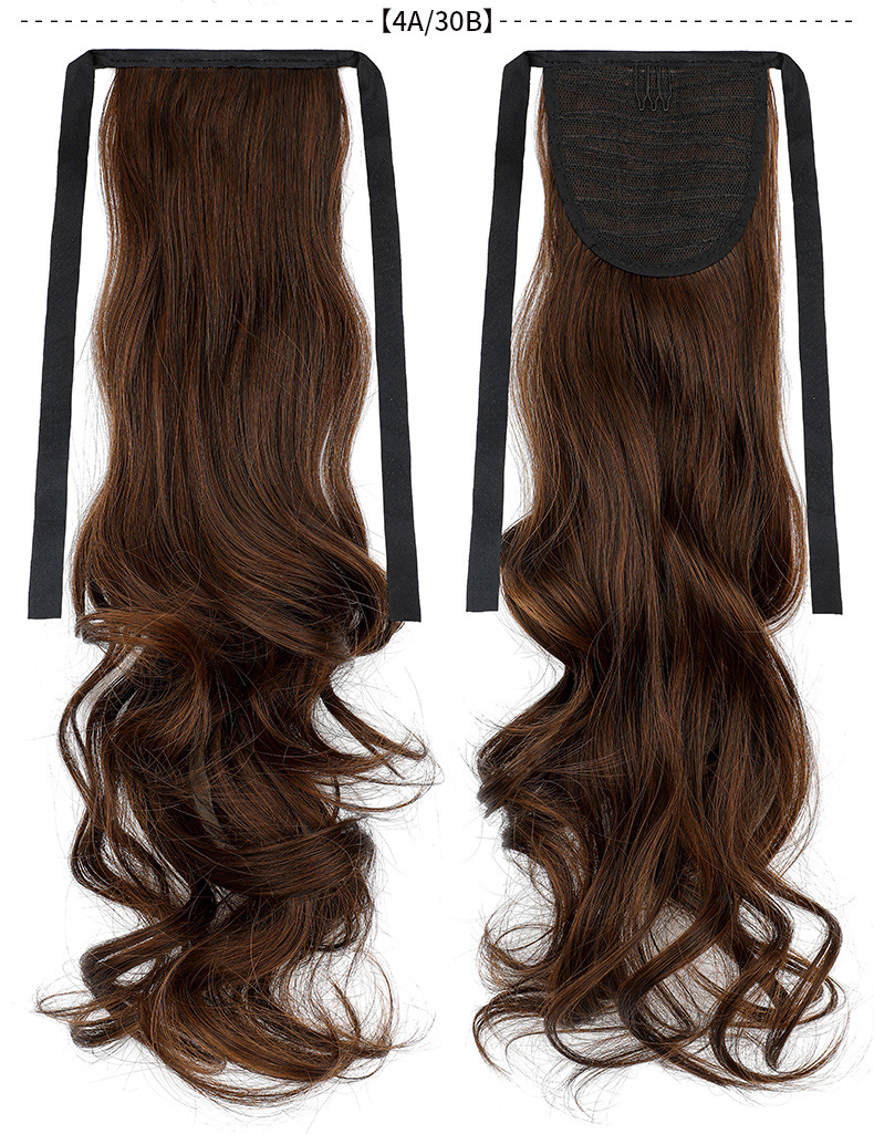 2024 Hot Selling Wig Women's Long Curly Hair Strap Style Wig Ponytail Seamless Extension Ponytail Braid_voghion.com