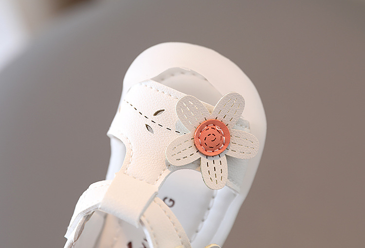 2022 Neue Sandalen Baotou 1-2 Jahre alt Weiche Sohle Anti Rutsch Walking Kleine Prinzessin Mädchen Babyschuhe_voghion.com